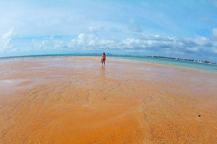 praia da areia vermelha