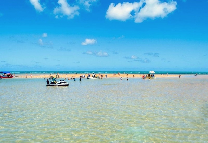 praia da areia vermelha